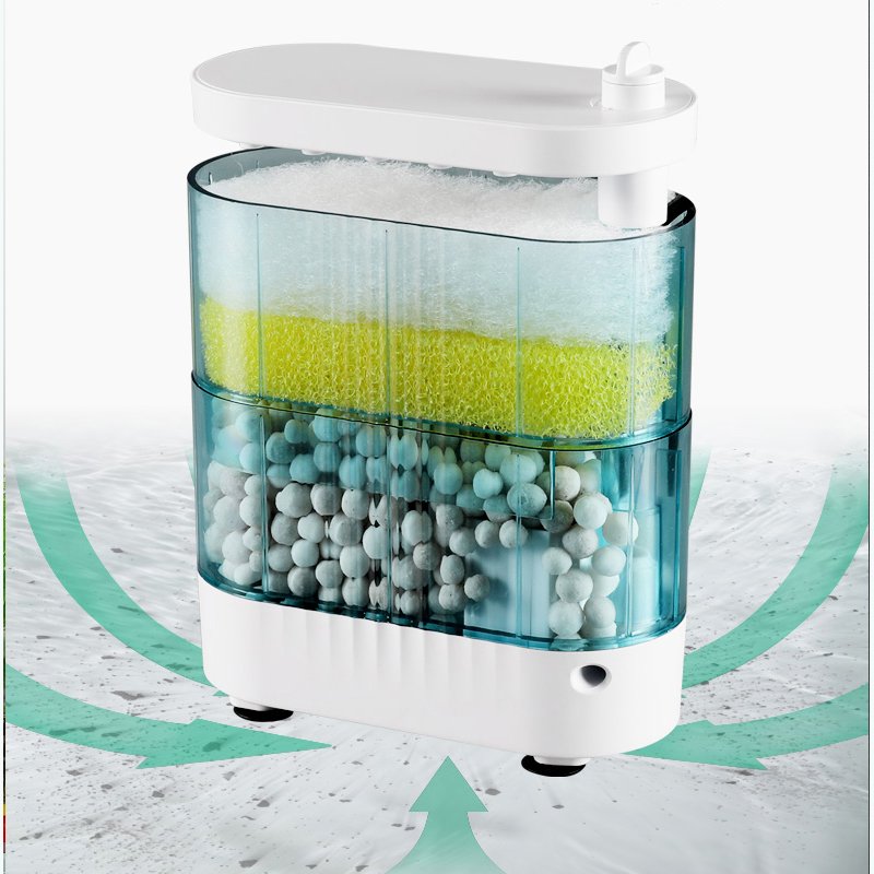 Easy to Use Good Filtration Aquarium Accessories Turtle Internal Filter with Bio Bags Sponge All in One Set