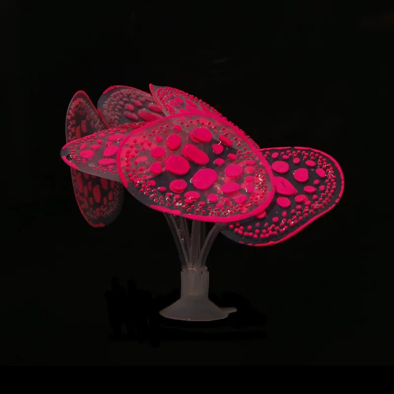 Silicone Luminous Plants Artificial Glowing Simulation Coral Aquarium Decoration Fish Tank Underwater Ornament For Fish Tank