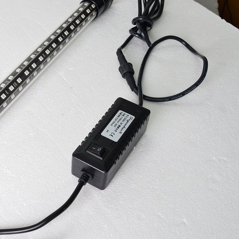 36w Glass aquarium three rows LED aquarium light plastic fish tank LED lighting three rows of diving lights