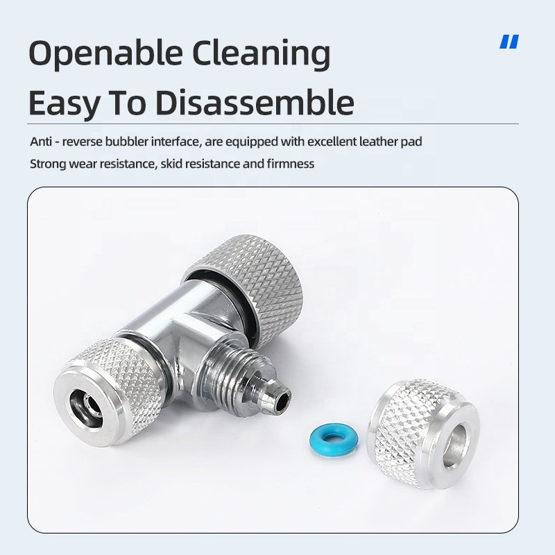 ZRDR co2 trimmer Valve Aquarium straw tank pressure reducing valve CO2 CO2 refiner single head DIY regulator