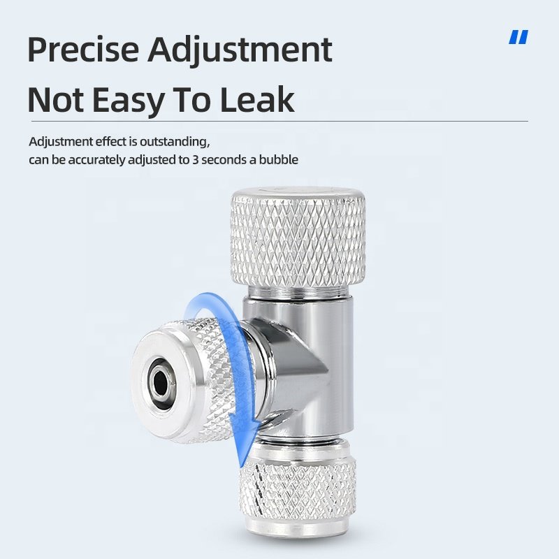 ZRDR co2 trimmer Valve Aquarium straw tank pressure reducing valve CO2 CO2 refiner single head DIY regulator