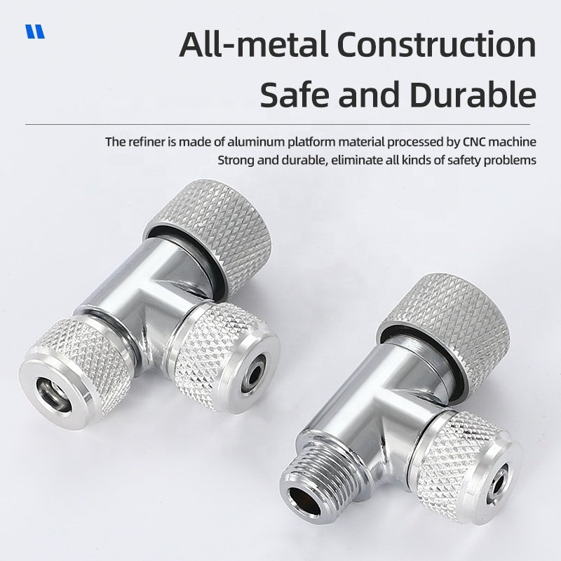 ZRDR co2 trimmer Valve Aquarium straw tank pressure reducing valve CO2 CO2 refiner single head DIY regulator