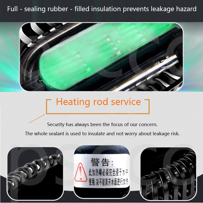 Aquarium Heating Rod With Digital Display Temperature Controller Heater For Fish Tank Turtle Coral Cultivate Thermostatic Rods