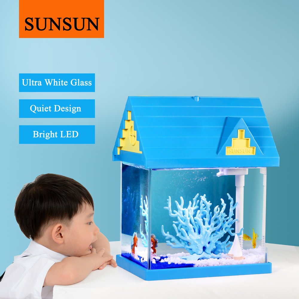 Custom High-quality Fashionable Small Fish Tank Self Cleaning Aquarium