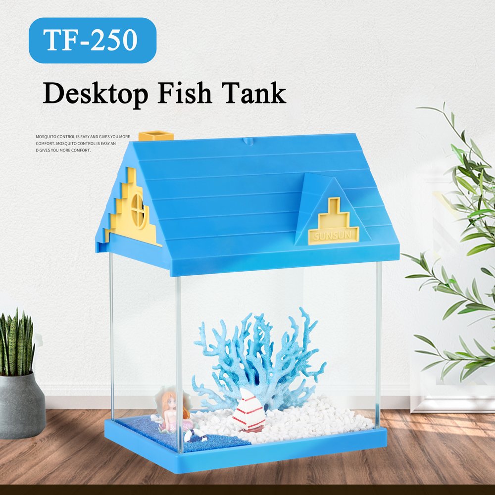 Custom High-quality Fashionable Small Fish Tank Self Cleaning Aquarium