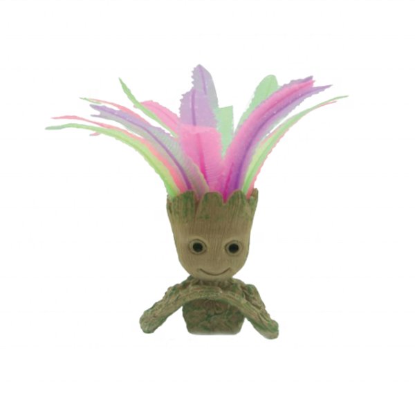 Hot sale aquarium decorations fish tank silicone ornaments resin Tree man decoration for fish tank ornaments