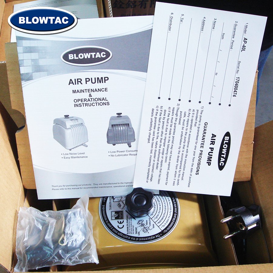 AP-60L 60 liter 12v aquarium air pump