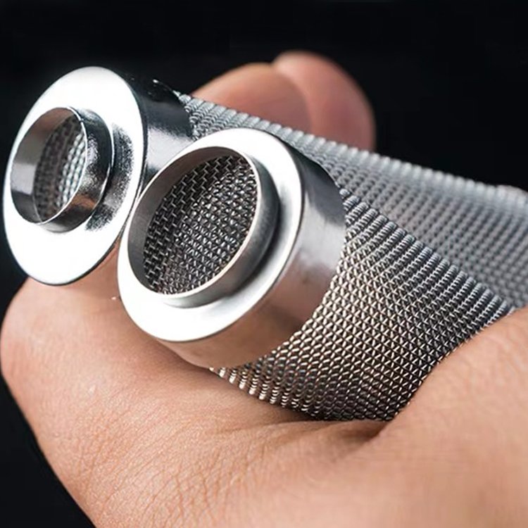 Cylindrical 40mesh aquarium filter for baby fish/shrimp