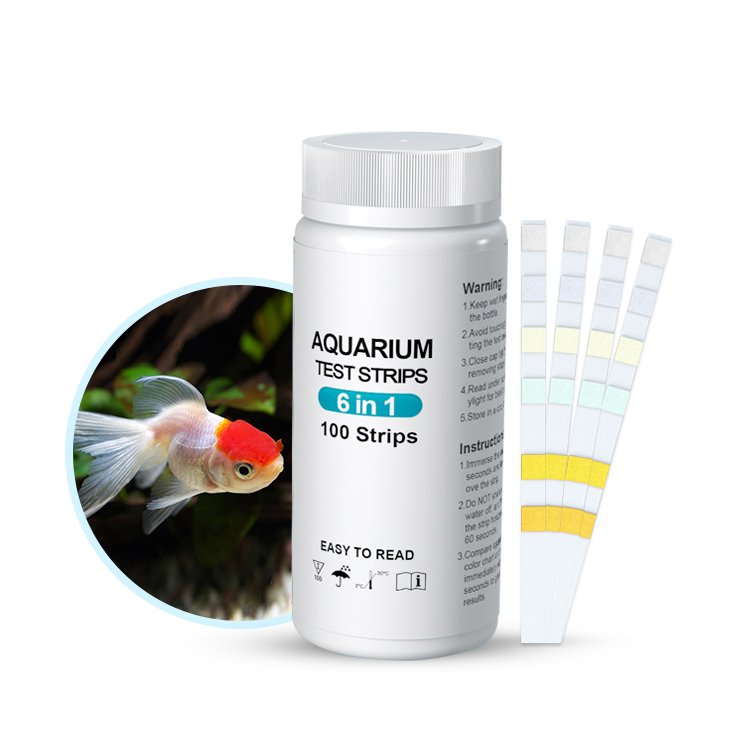6Way Easy read Super Essential Monitor Aquarium freshwater master water test kits fish tank test strips NO2,NO3,KH,pH,GH