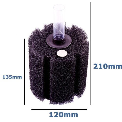 XY-380 Aquarium Internal Sponge Bio Filter Jumbo Fine Mesh Fish Pond Tank 360L