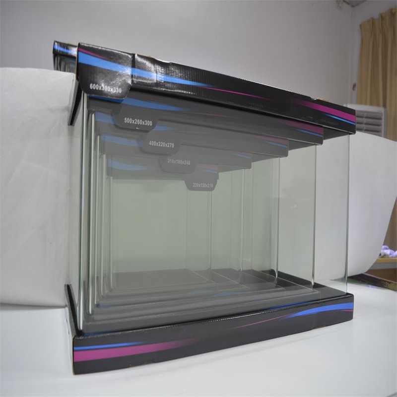 30cm salt water aquarium fish tank full set back filter right angle glass aquarium ultra clear glass fish tank