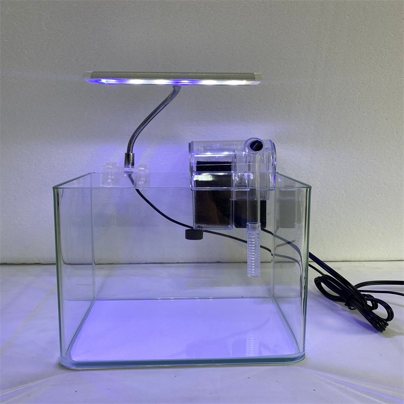 30cm salt water aquarium fish tank full set back filter right angle glass aquarium ultra clear glass fish tank