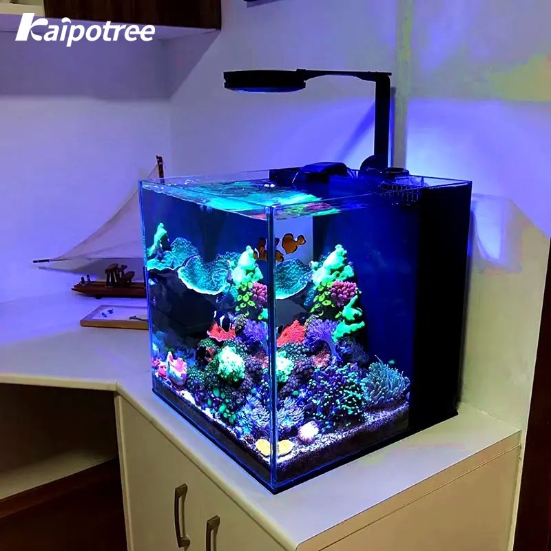 Aquarium fish tank glass marine tank rookie reef aquarium salt water fish tank for beginner