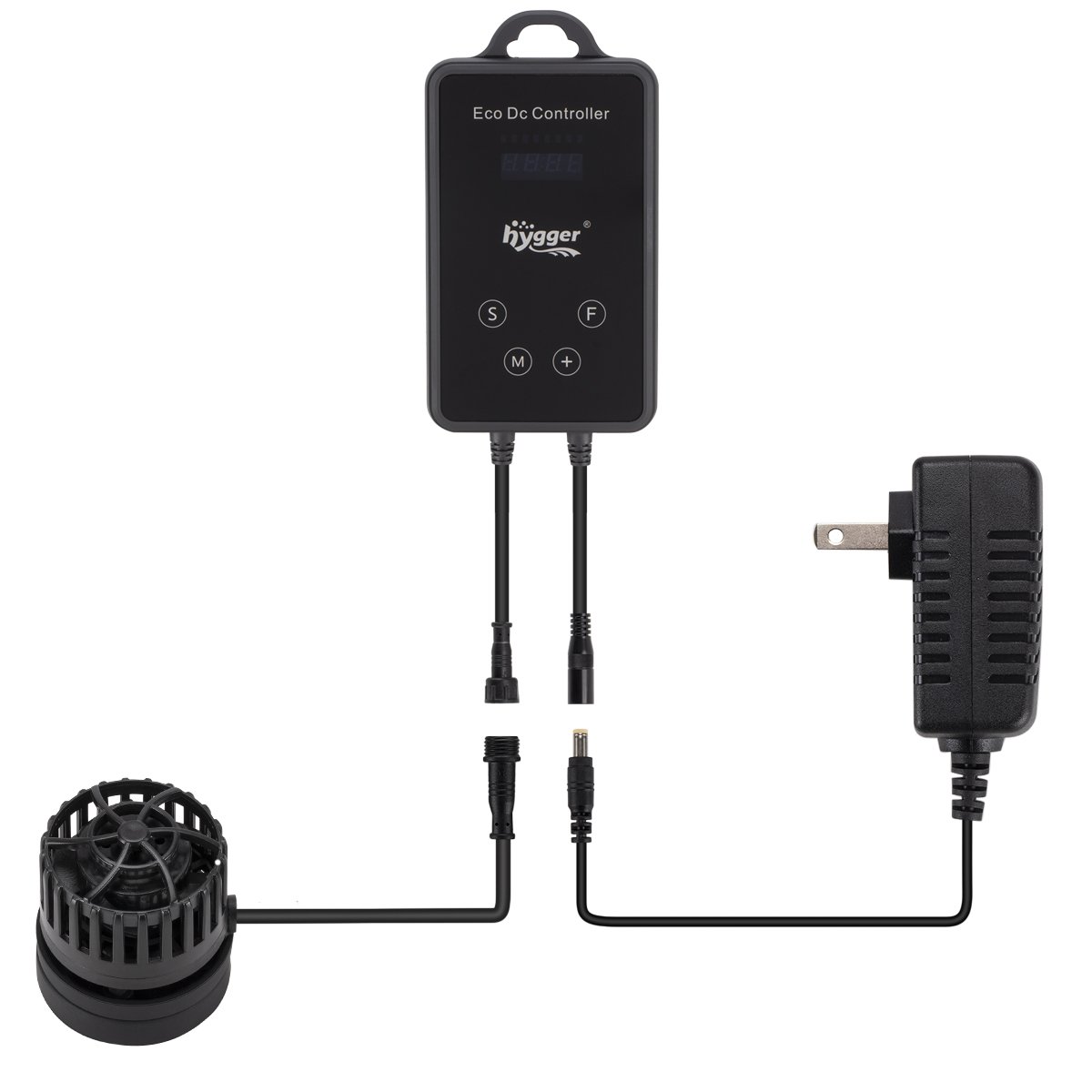 Hygger 2600GPH DC 12V Aquarium Wave Maker Circulation Wave Maker Pump for Aquarium Fish Tank