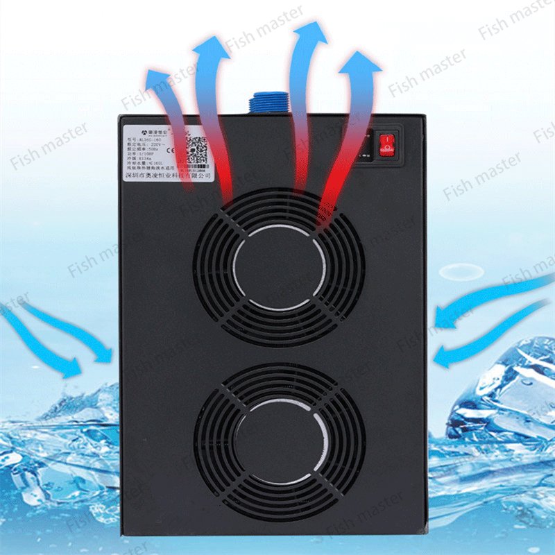 160L 300L 500L Marine tank chiller water cooling machine suitable aquarium for reef coral jellyfish shrimp water plants