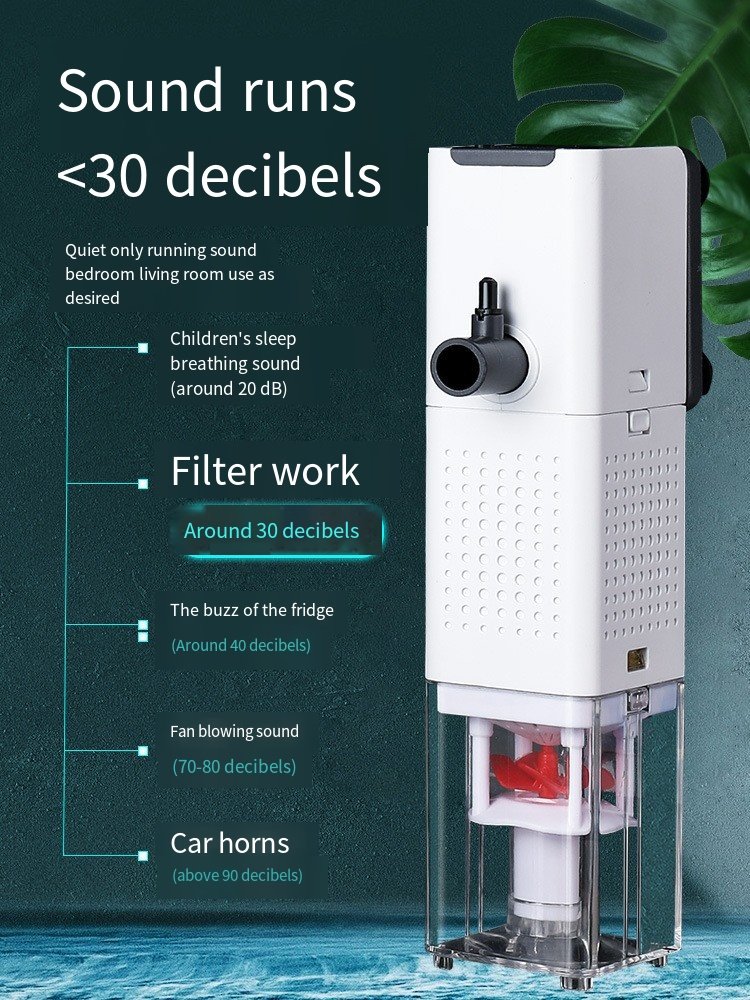 Songbao three in one fish tank filter for water purification and fecal suctionsmall built-in circulating pump for toilet suction