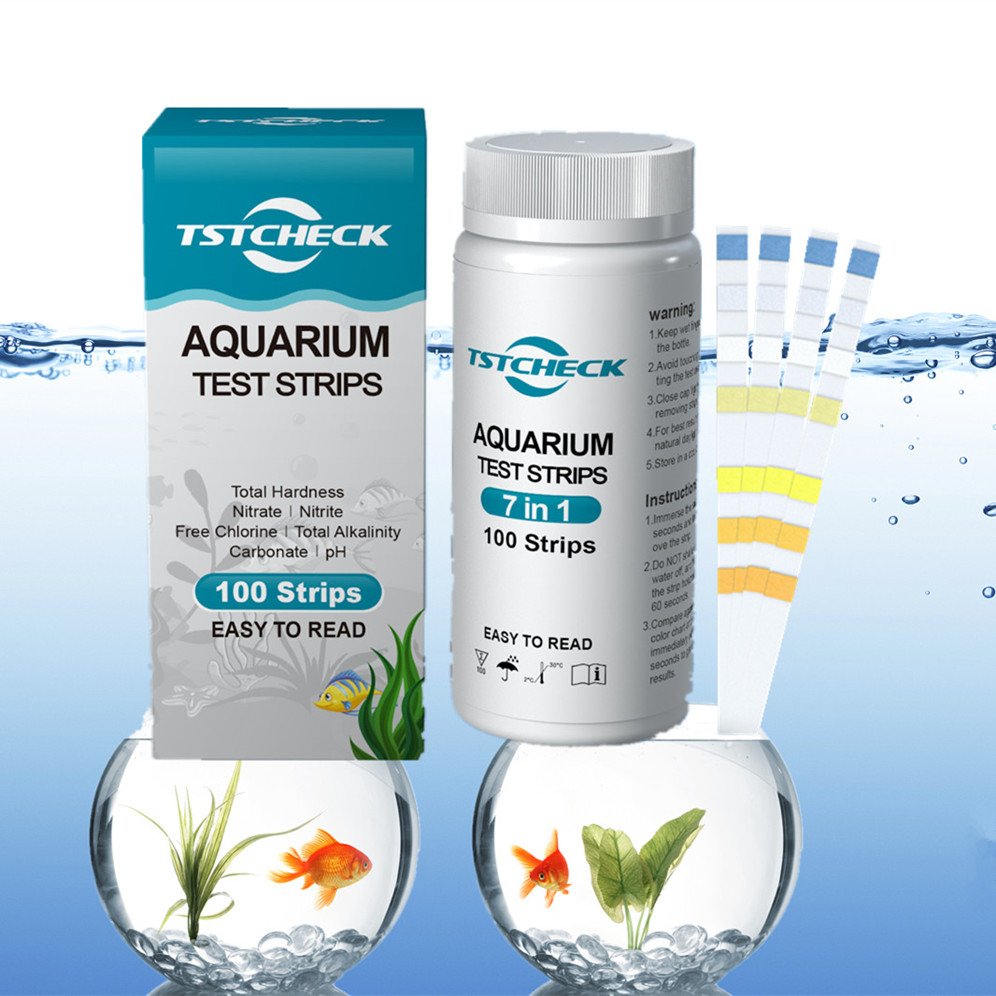 Water Test Kits 7Way fish tank aquariums test strips freshwater and saltwater aquaculture landscape shrimp farming