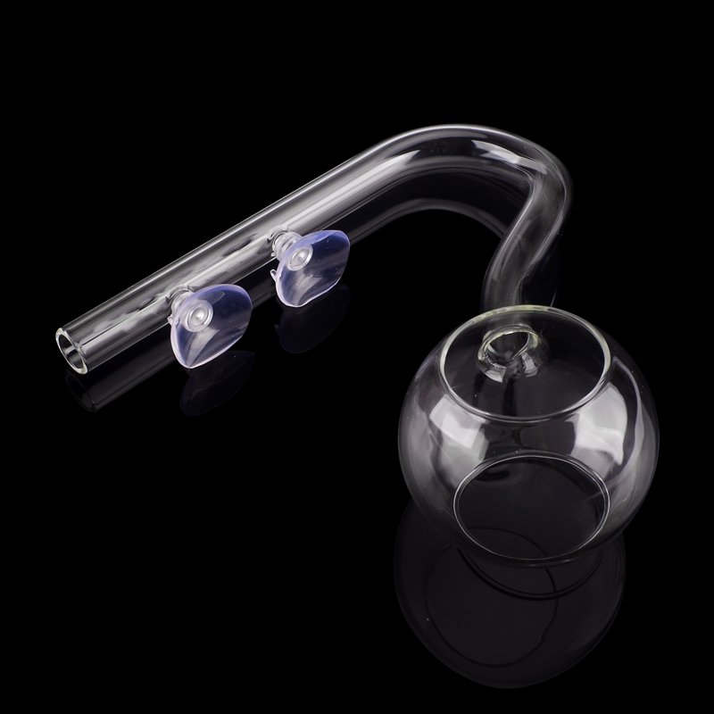 DEM S09-13 Poppy Mouth Skimmer Glass Pipe Spin Surface Outlet 12mm Aquarium Water Plant Tank Filter Fish Tank Filter Box Package