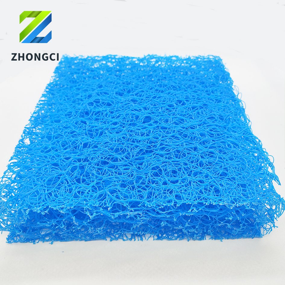 Rattan cotton new aquarium fish pond filtration biochemical pond filter material biochemical felt water filtration white blue