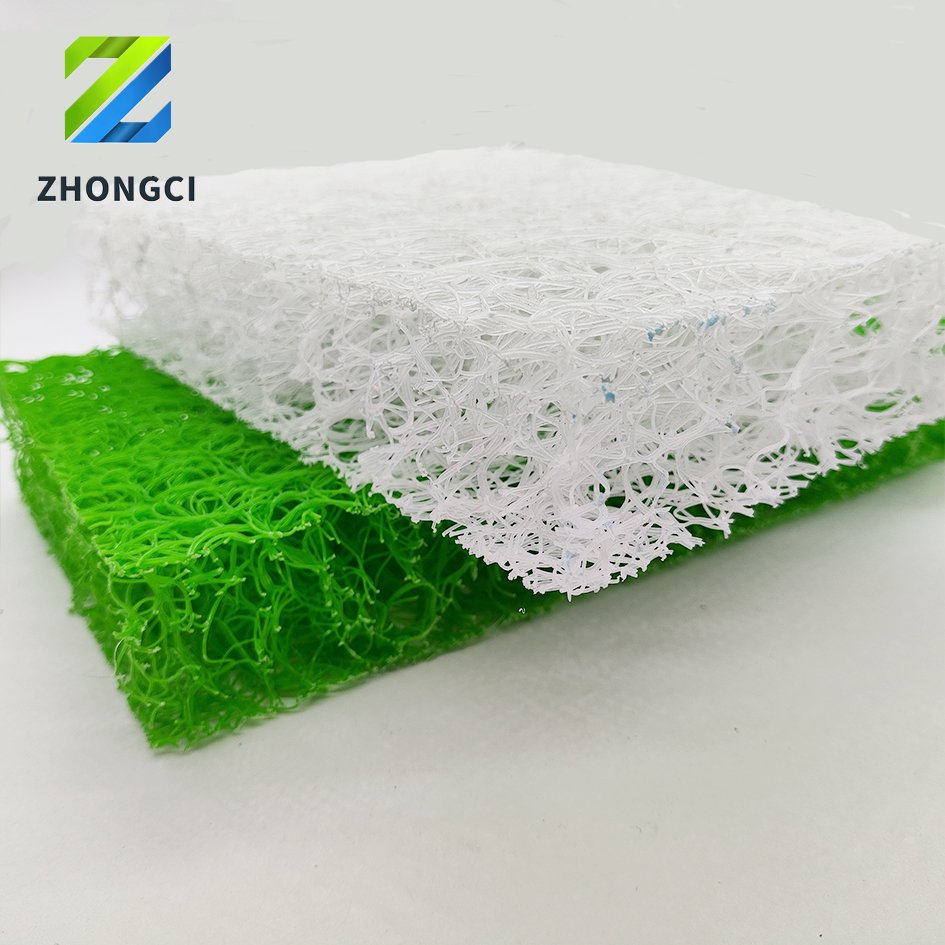 Rattan cotton new aquarium fish pond filtration biochemical pond filter material biochemical felt water filtration white blue