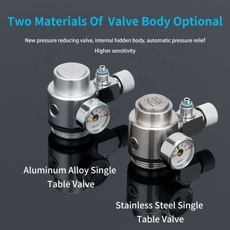 WYIN 0.3 Mpa Stainless steel Water grass tank CO2 generators 1L 2L 5L aquarium CO2 cylinder for Plant Tank CO2 supply