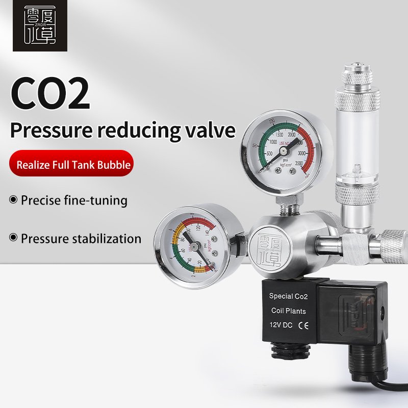 WYIN R106 ZRDR Check Valve Bubble Counter co2 cylinder regulator with solenoid Valve and bubble counter