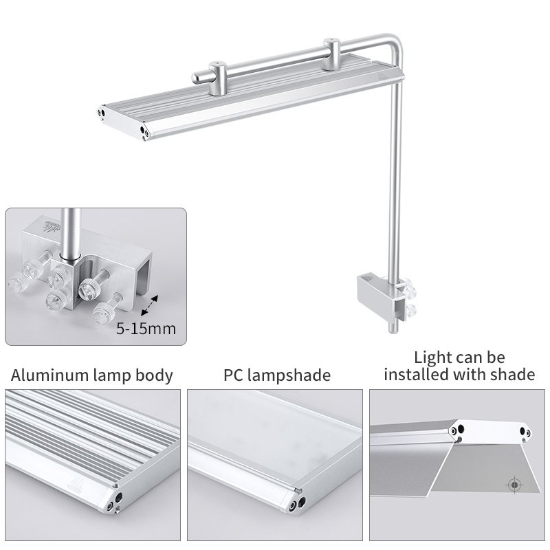 Hot sale WEEKAQUA V400 WRGB High Brightness full spectrum led aquarium light timer dimming for aquatic planted 40 45cm fish tank