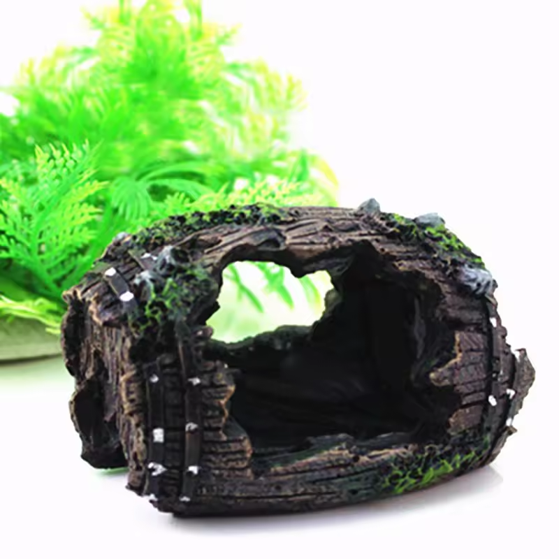 Resin Aquarium Decorations Ornaments Artificial Barrel Cave Landscaping Fish Tanks Accessories Fish Tank Decoration Background