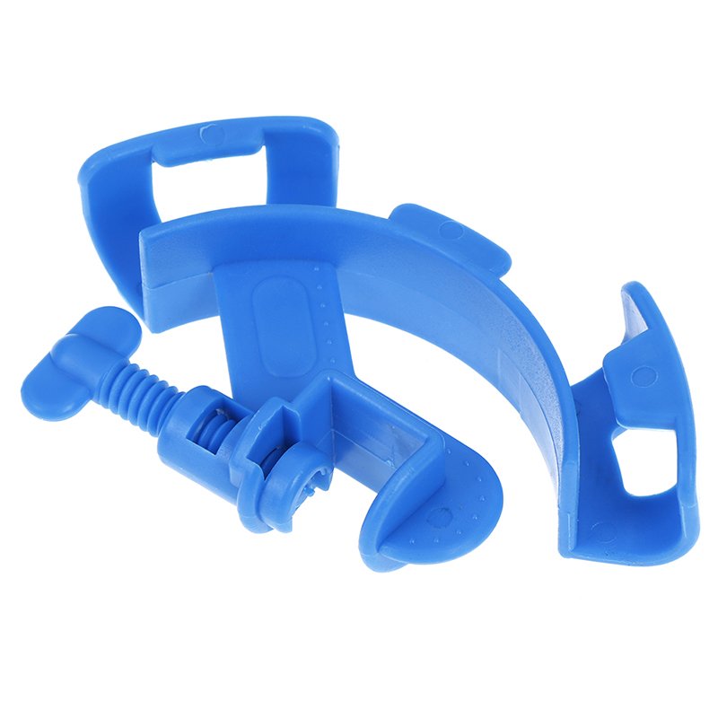 Blue Aquarium Filtration Hose Clamp Water Pipe Clip for Mounting Tube Fish Tank Holder Accessory