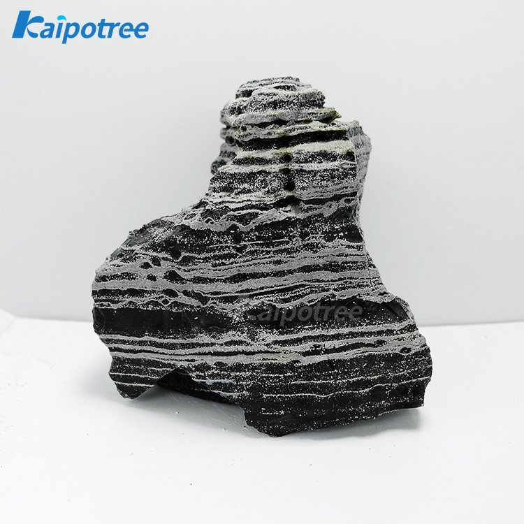 Black & White Multilayer Rocks for Fish Tank and Garden Decoration Landscaping Aquarium Rocks Stone
