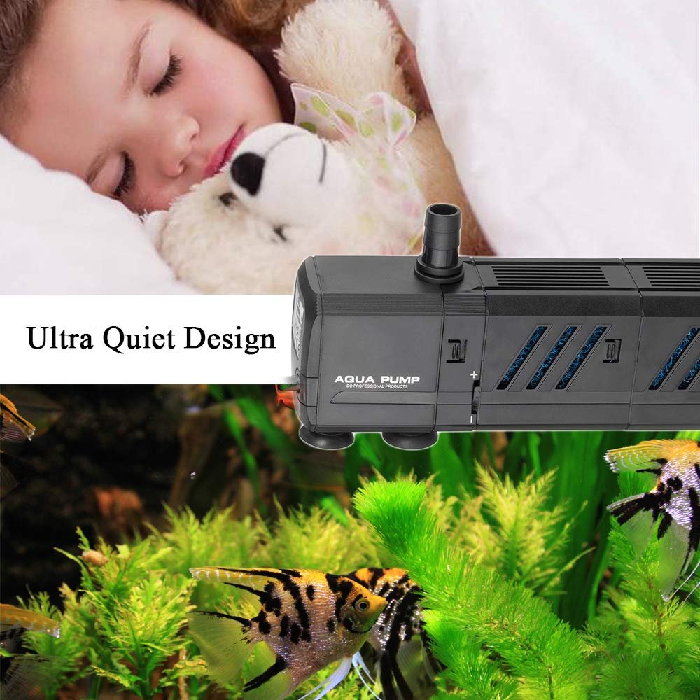 2023 Water Pump 4-in-1 12W-HY-1200F-1200L l Air Pump Aquarium For Fish Tanks aquarium pump fish tank circulation water
