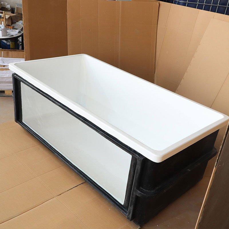 commercial outdoor fish tank rectangle fireglass glass window frp aquarium fish farm aquaculture tanks