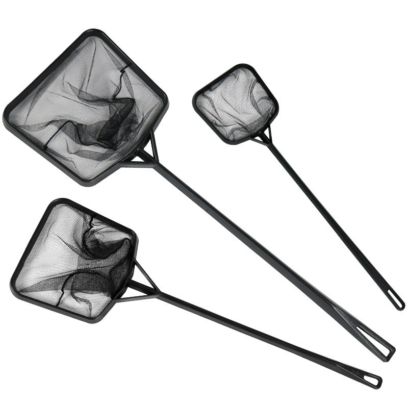 Aquarium Net Fishing Net Spoon Net 3 Sizes Square Shrimp Fish Tank Net High Quality Aquarium Fish Net Fish Tank Accessory