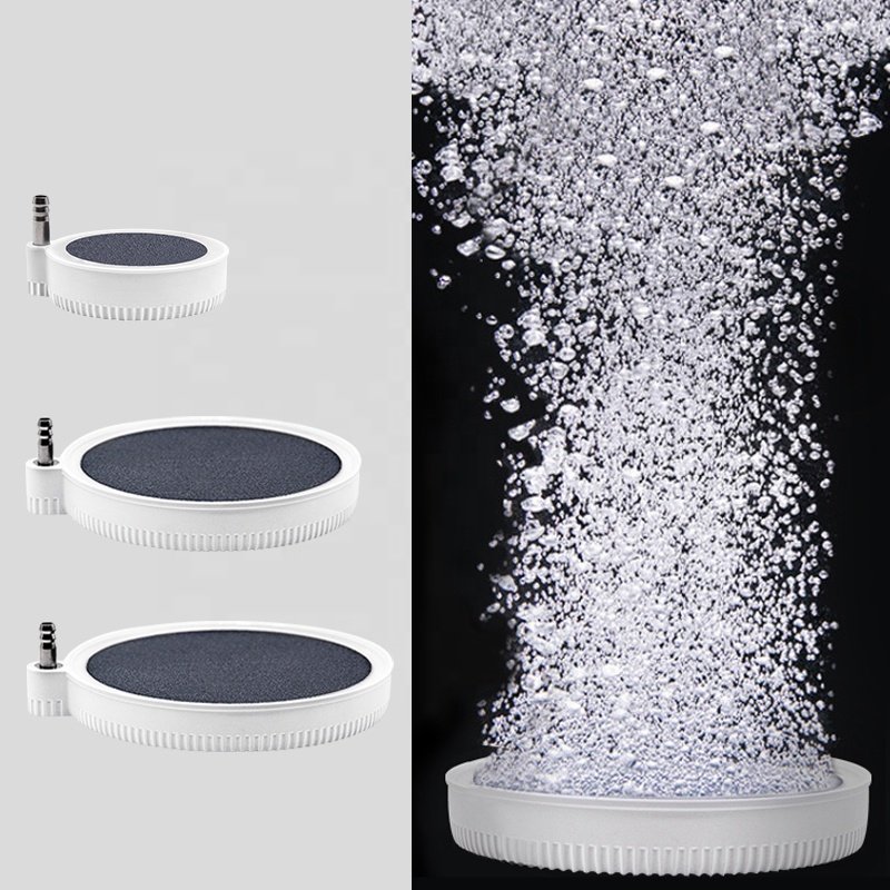 aquarium hydroponics aquaculture fish tank pump accessories CO2 ozone oxygen aeration nano micro bubble diffuser disk air stone