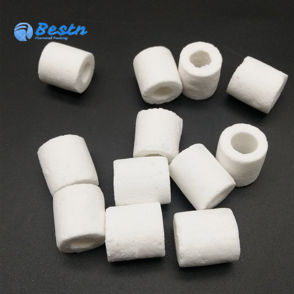 High Porosity White Bioglass Ring Ceramic Bio Rings in Sock