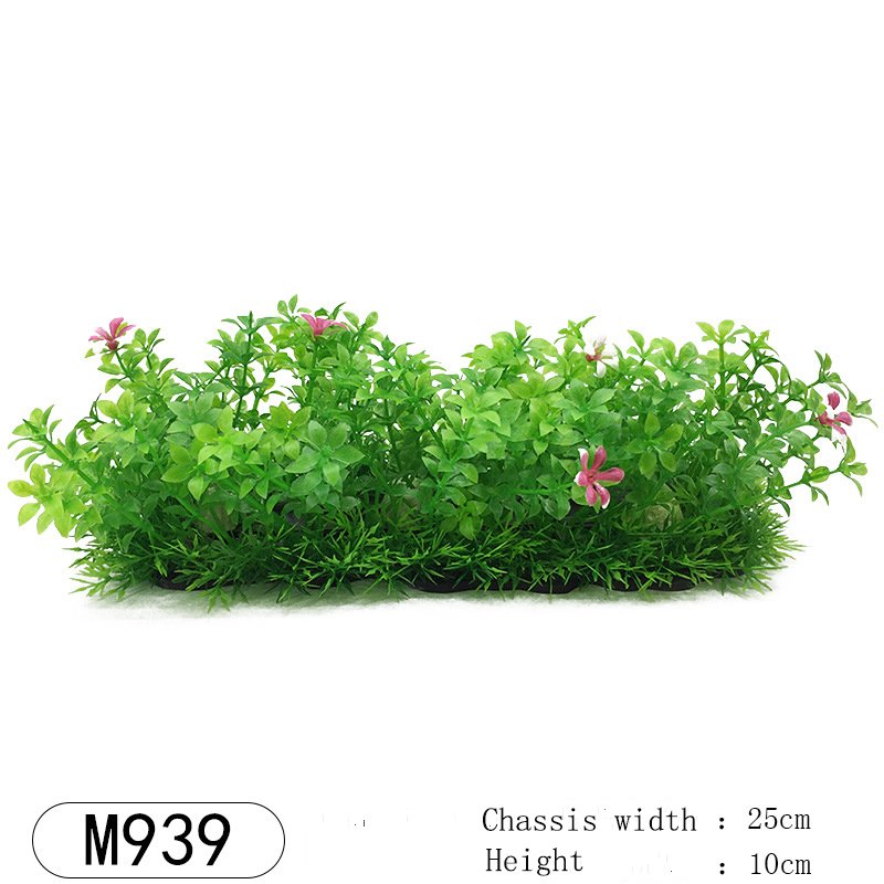 Wholesales Aquarium Fish Tank Aquatic Plant Landscaping Decor Artificial Plastic Water Grass Plants