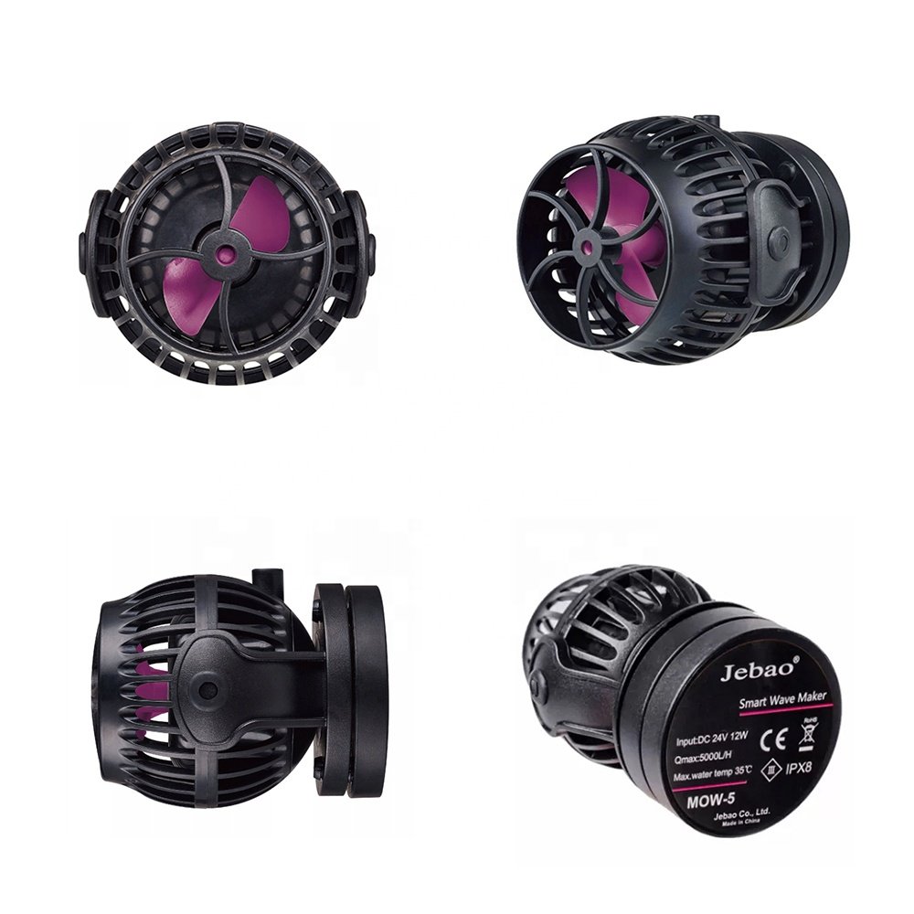 Jebao Jecod MOW DC 12V/24V Smart 3D WiFi Wireless Motor Saltwater Aquarium Wavemaker Pump for Marine Coral Reef Fish Tank