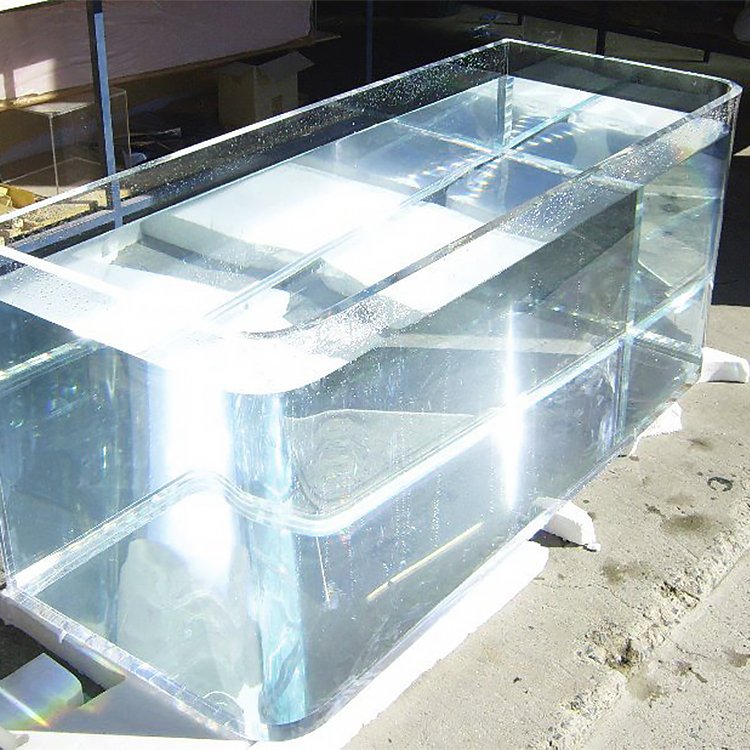 Acrylic Glass Fish Tank Farming Round Fish Pond Tank Clear Green Waterproof Custom Accessories Aquariums@