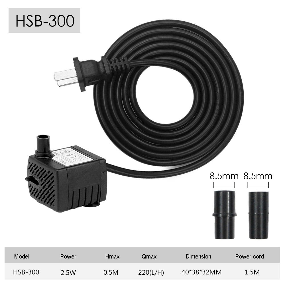Aquarium circulation pump aquaponics Indoor outdoor Water Feature Handicrafts Hydroponic Gardening birth pool Submersible Pumps