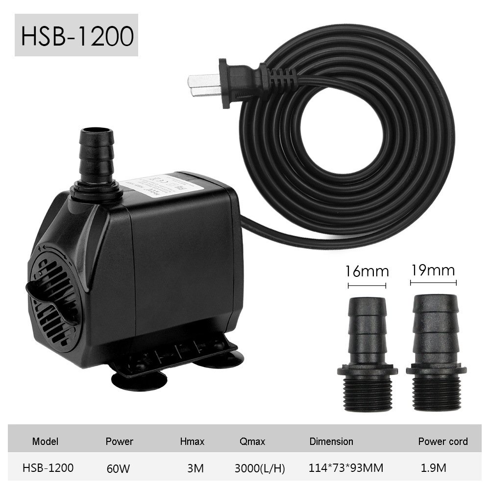 Aquarium circulation pump aquaponics Indoor outdoor Water Feature Handicrafts Hydroponic Gardening birth pool Submersible Pumps