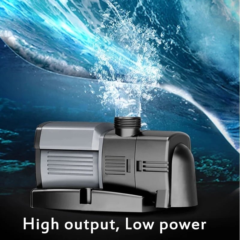 220v-240v Water pump pumping submersible frequency conversion mute circulation filter energy saving Fish pond suction pump