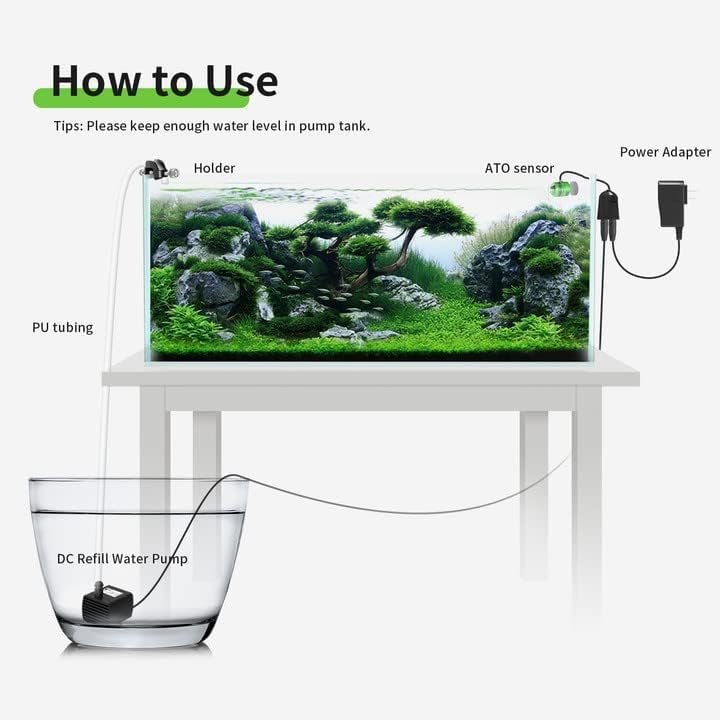 new Aquarium A.T.O Auto Top Off Refilling Automatic water refill replenisher Dual Optical Sensor for Both Reef and Fresh Tank
