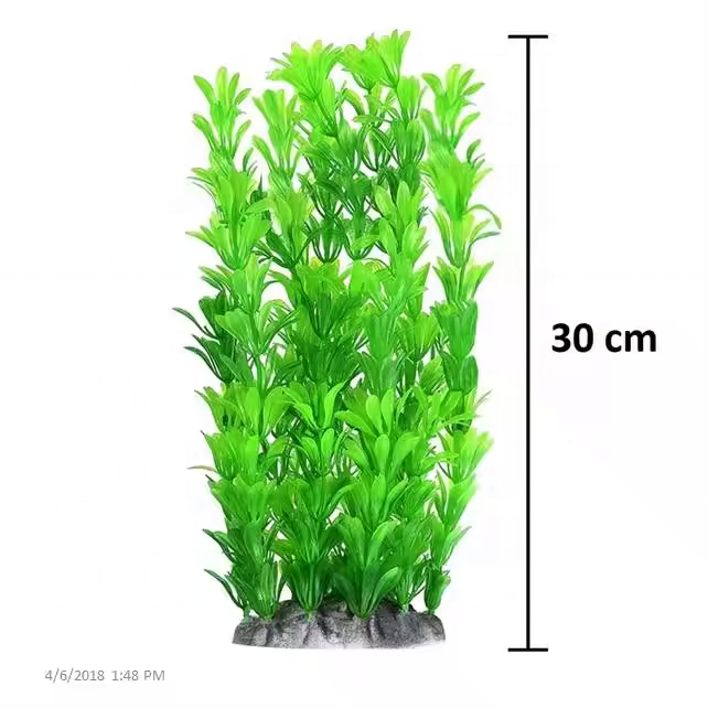 Wholesale Fish Tank Decoration Aquatic Accessories Underwater Plastic Artificial Aquarium Plant