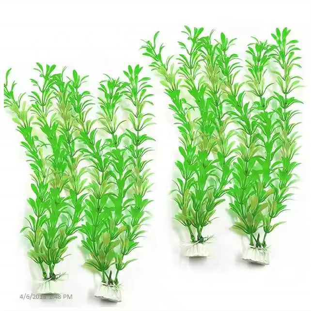 Wholesale Fish Tank Decoration Aquatic Accessories Underwater Plastic Artificial Aquarium Plant