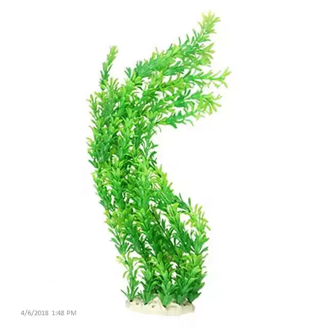 Wholesale Fish Tank Decoration Aquatic Accessories Underwater Plastic Artificial Aquarium Plant