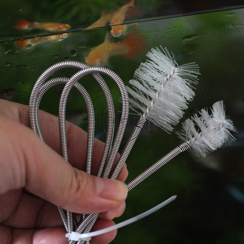 Chihiros Pipes Brush Spring Aquarium Cleaning Tool Water Inlet Outlet Fish Tank Accessories Inflow Outflow Pipe Aquarium Plant