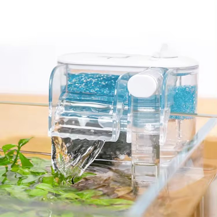Mini Transparent Waterfall External Hanging Filter Aquarium
