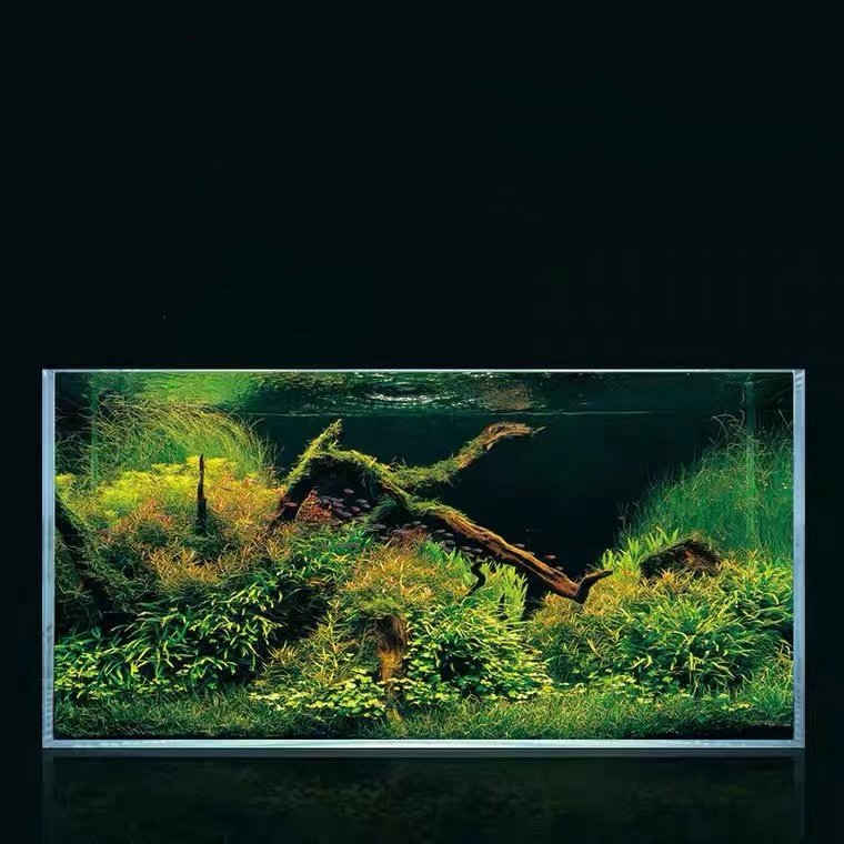 Customizable large size aquarium tanks crystal low iron ultra white clear glass fish tank salt water aquarium tank