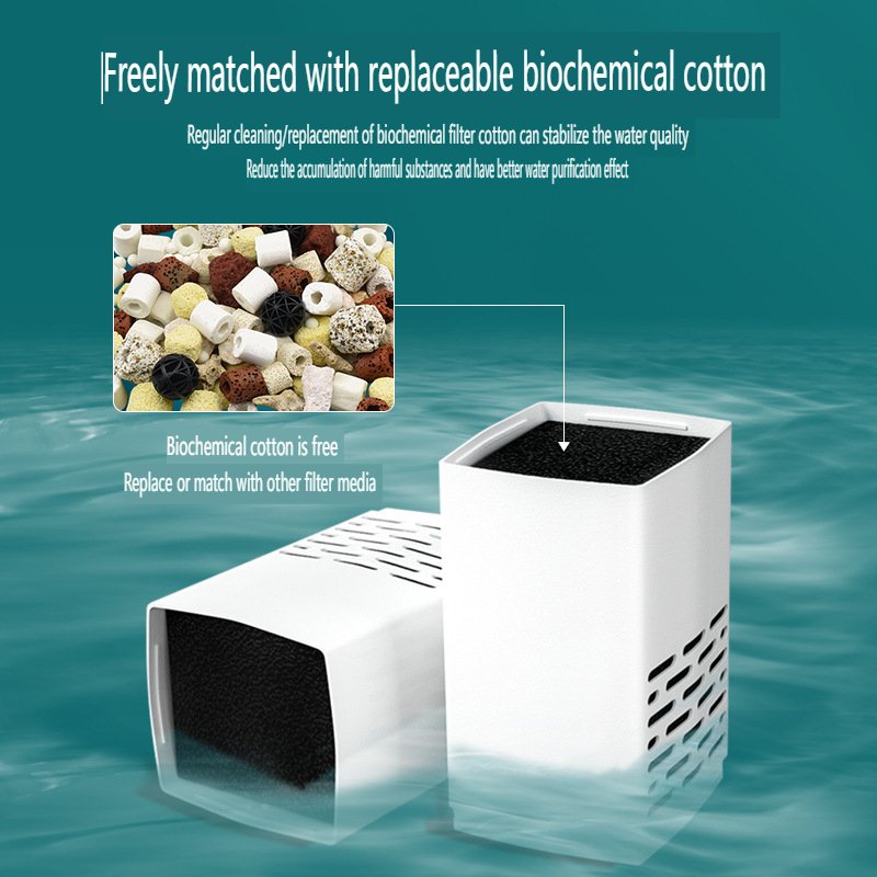 4 in 1 Aquarium Filter Pump Silent Fish Tank Accessories Submersible Air Oxygen Aquarium Air Pump Water Pump Wave Maker 220V