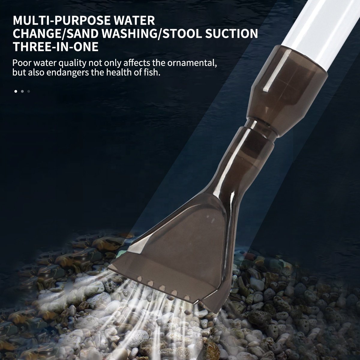 Aquarium Siphon Cleaner Pump Fish Tank Sand Washer Gravel Vacuum Cleaner Vacuum Water Filter Cleaner
